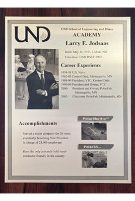 Larry Jodsaas plaque