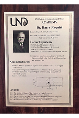 Harry Nyquist plaque