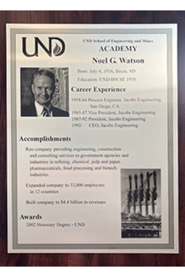 Noel Watson plaque