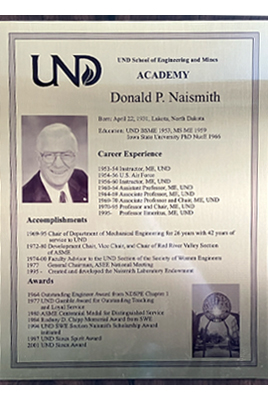 donald naismith plaque