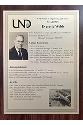 evertte webb plaque