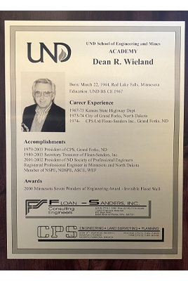 dean wieland plaque