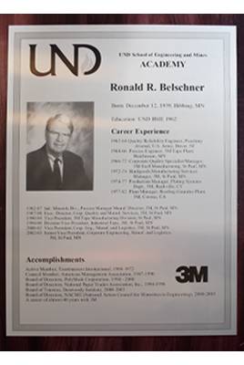 ronald belschner plaque