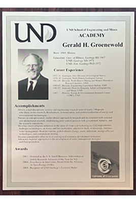 gerald groenwald plaque