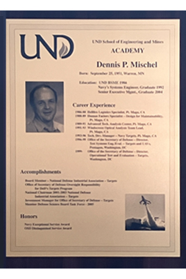 dennis mischel plaque