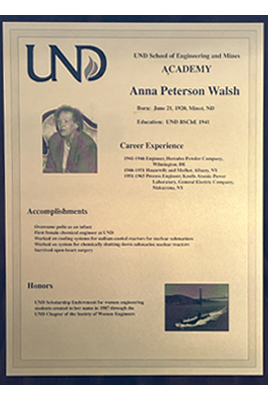 anna walsh plaque