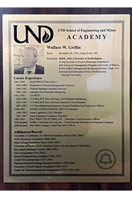 wallace griffin plaque