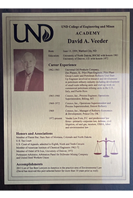 david veeder plaque