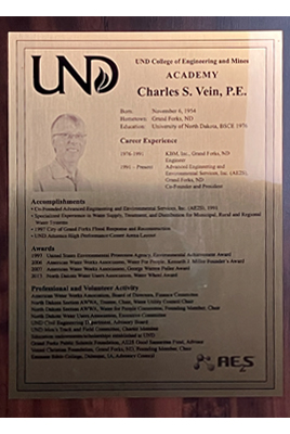 charles vein plaque