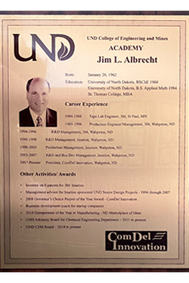 jim albrecht plaque