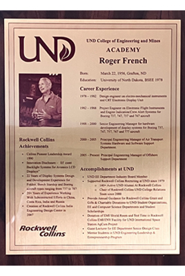 roger french plaque