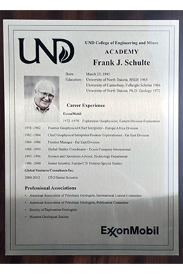 frank schulte plaque