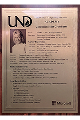 jacquelyn crowhurst plaque