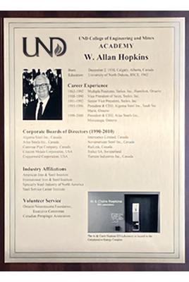 allan hopkins plaque