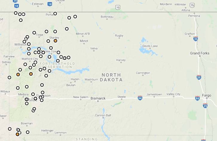 ND Well Locations