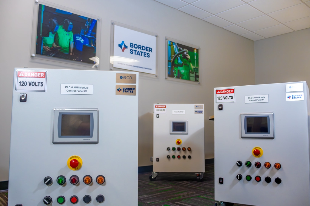 automation machines in a lab