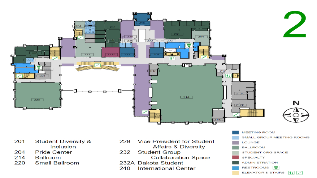 Memorial Union Floor Map